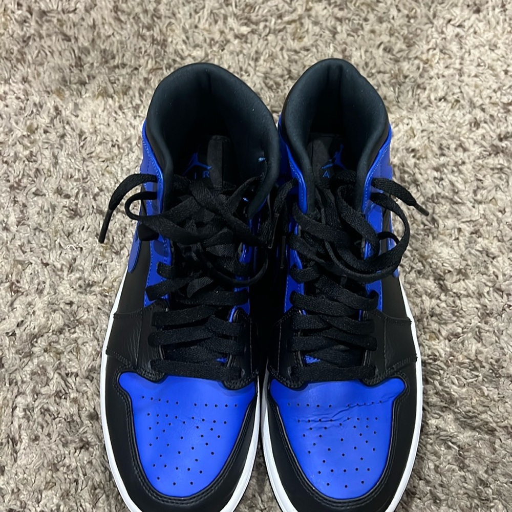 Black and blue Jordan 1 MDs (women’s 10)
